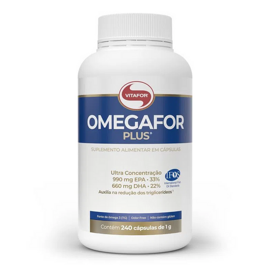 VITAFOR | Ômega 3 Omegafor Plus Big Size (240 cápsulas)
