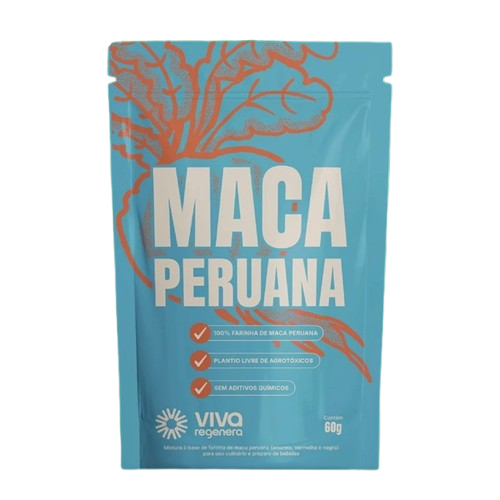 VIVA REGENERA | Maca Peruana Ativada Raízes de Poder (60 gramas)