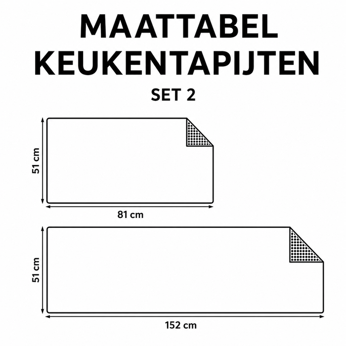 Vokje - Køkkenmåtte Bizon og Ånd Naturlig