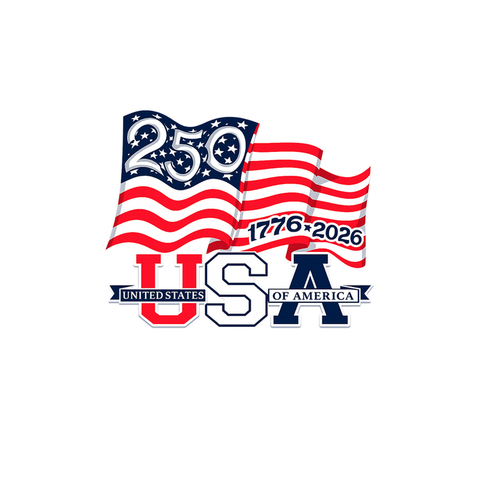 Waving Flag America 250 Made in USA Women's Shirt | The Flag Shirt