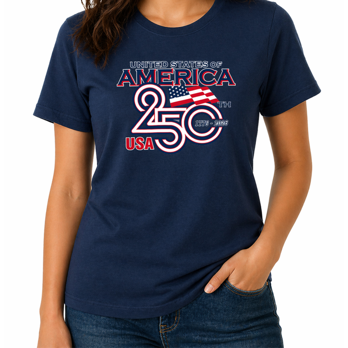 Winged Patriot America 250 Women's T-Shirt | 250th Anniversary | The Flag Shirt