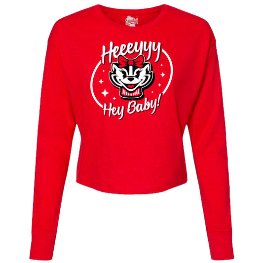 Wisconsin Hey Hey Baby Crop Top | LADIES