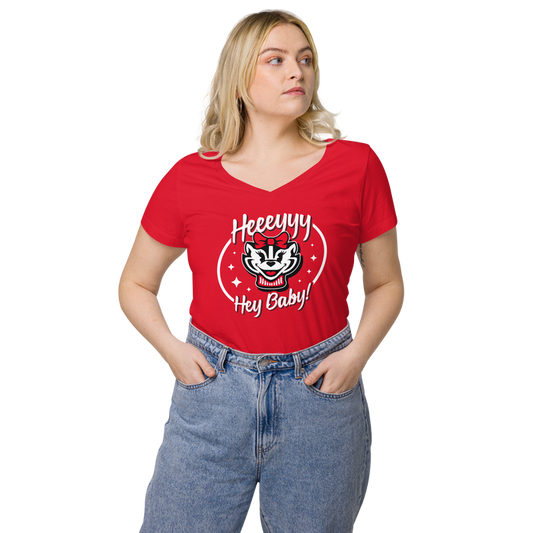 Wisconsin Hey Hey Baby Tee | LADIES