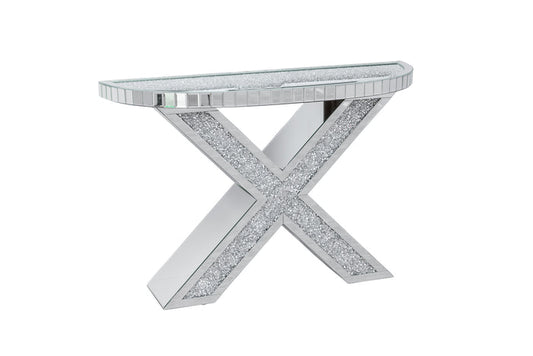 XENO Console / Hallway Table with Crushed Diamond