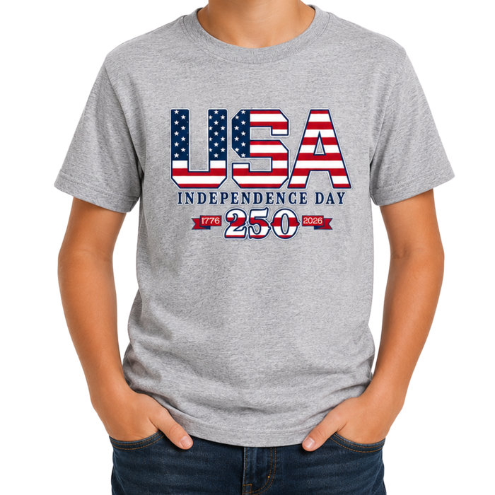 Youth American Proud America 250 T-Shirt | The Flag Shirt