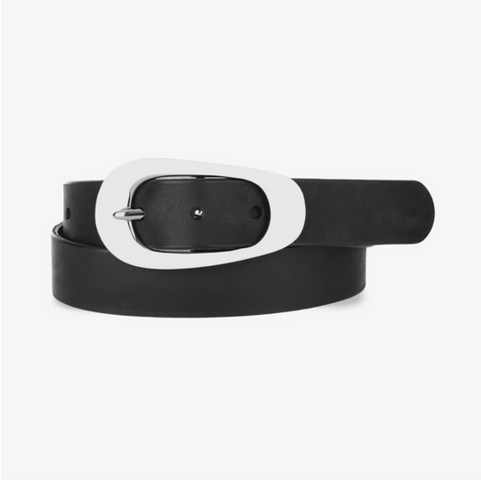 Zya Belt - Black/Silver